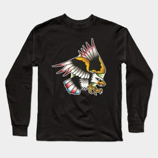 Red, White and Blue Eagle Long Sleeve T-Shirt